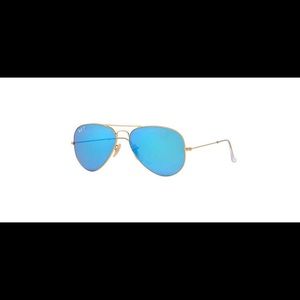 Ray-Ban blue mirrored polarized glasses